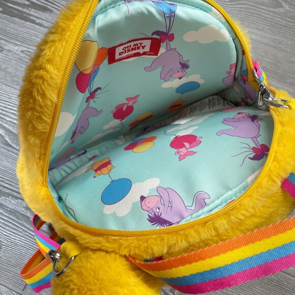 Oh My Disney Winnie the Pooh Plush Fashion Crossbody Rainbow Strap Discontinued - Picture 9 of 12